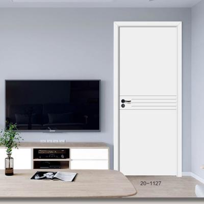 China Modern Promotions Top To Price Customized PVC Low Price Modern MDF Interior Door for sale