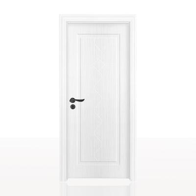 China MDF Interior Doors Modern White Modern Wooden Interior Wooden Door for sale