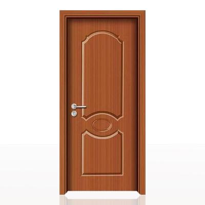 China Melamine-Door Modern Solid Wood Compound Interior Modern Toilet Melamine Door Wood Skin for sale