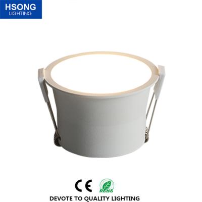 China New Modern Commercial Diming LED Downlight 7W led light hotel recessed downlight for office for sale