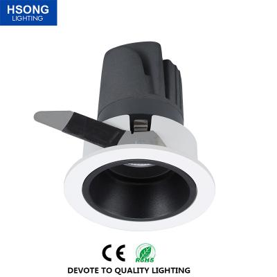 China TUYA Anti Glare Dimming LED COB Spot Light 10w Non Fliker Anti Glare Smart LED Downlight For Hotel Supermarket for sale