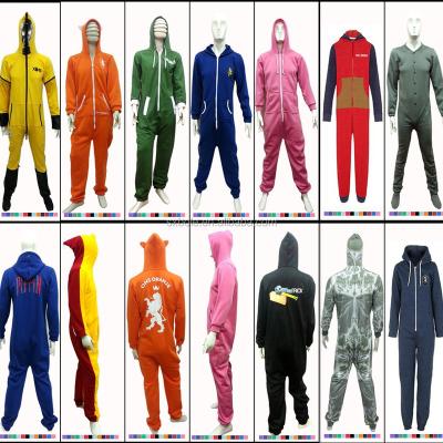 China Breathable Custom Onesie Adult Jumpsuit for sale