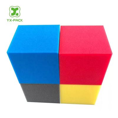 China Comfortable Colorful Custom Foam Polyurethane Foam Memory Foam Large Sponge Block for sale