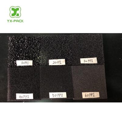 China ESD Or Factory Supply 20ppi 30ppi 60ppi Standard Coarse PU Filter Factory Supply Sponge Foam Cutting Sheet for sale