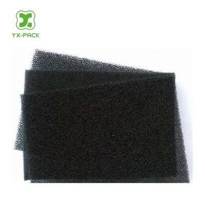 China ESD Or Customized Standard Size 20ppi-60ppi High Quality Water Air Filter Foam Sheet for sale