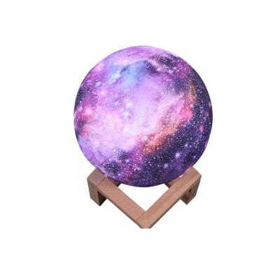 China 3D 7 Colors Flashing Colors Changing Remote Control Moon Lights For Room Decoration for sale