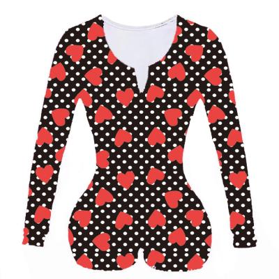 China Custom Designer One Piece Jumpsuit Breathable Wholesale Pajamas Rompers Wear Sleep Overalls For Women for sale