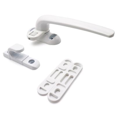 China Modern Professional Aluminum Casement Window Side-Hung Lock 7-Shape Aluminum Zinc Alloy Handle for sale