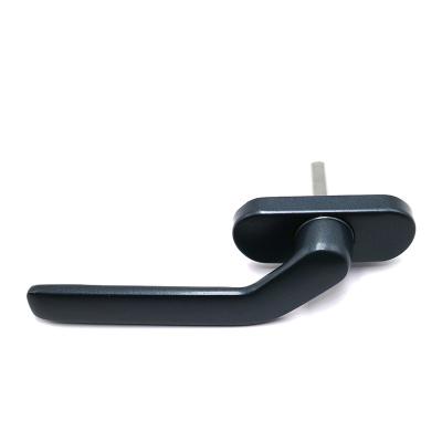 China Factory Outlet Modern Aluminum Window Navy Blue Interior Zinc Alloy Lock Handle for sale