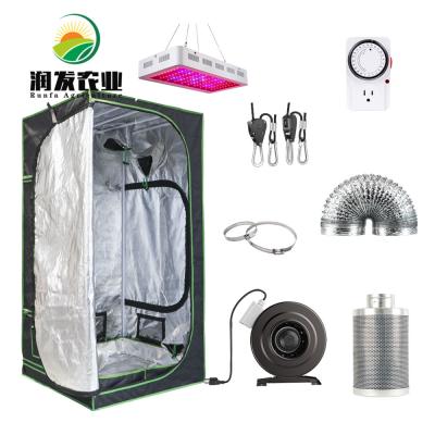 China Easily Assembled 80 x 80 x 160 cm Grow Room Hydroponic Plant Tent Indoor Garden Greenhouse Grow Tent for sale