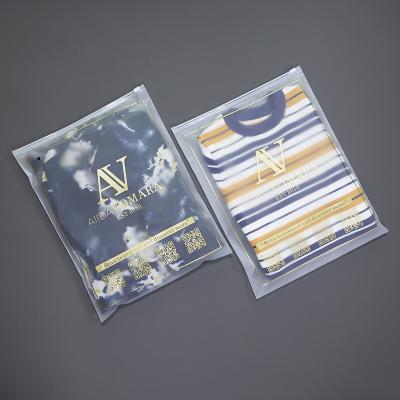 China Moisture Proof Customized Printed Ziplock Bags With Logo Frosted Plastic Bag for sale