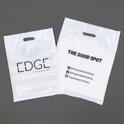 China Recyclable Fashion Glossy Biodegradable Biodegradable Plastic Bag Reusable LDPE / HDPE Bags Plastic Shopping for sale