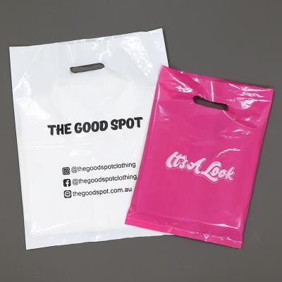 China Recyclable Biodegradable Plastic Bag Fashioned Custom Size Reusable Custom Plastic Shopping Bag for sale