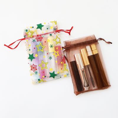 China Eco-Friendly Custom Jewelry Lipstick Gift Bag Small Cotton Drawstring Pouch for sale