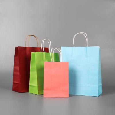 China Logo Printing High Quality Custom Recyclable Free Size Fashion Shopping Recyclable Paper Bag With Handle for sale