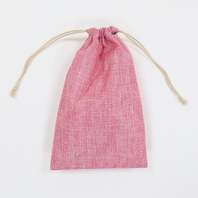 China Colorful Recyclable Eco Friendly Cheap Price Cell Phone Burlap Bags Eco Friendly Drawstring for sale