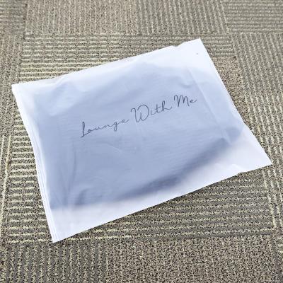 China Recyclable Customize Printing Transparent Custom Logo Zipper Plastic Bag Fashioned Eco Friendly Frosted for sale