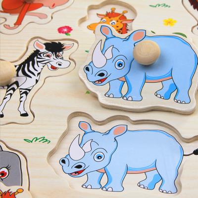 China Safe Early Childhood English Math Learning Puzzle Toys Wooden Montessori Toys for sale