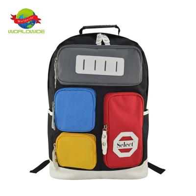 China Anti-theft Multi-pockets backpack school bag for sale