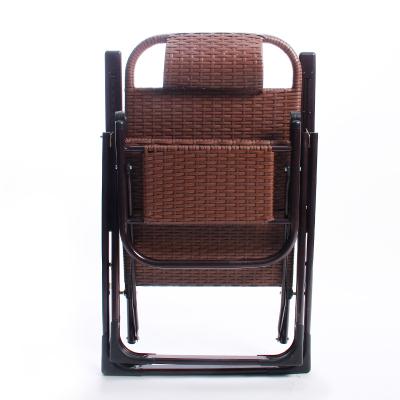 China Modern Rattan Wicker Sofa Sun Beach Furniture Aluminum Outdoor Garden Lounge Chair for sale