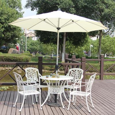 China The Zhejiang Madegood Metal Chair The Outdoor Cast Aluminum Garden Chair Set for sale