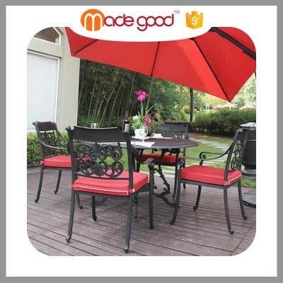 China Outdoor metal patio furniture lowest price outdoor patio furniture cast aluminum table and chair for sale