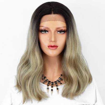 China Heat Resistant Fiber Hair Synthetic Lace Front Wigs For Color Women Aliblisswig Realistic Look Ready To Ship 14