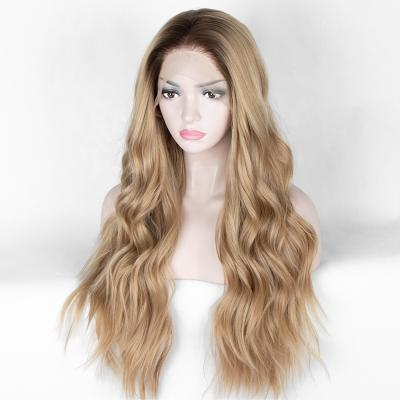 China Heat OK Fiber Synthetic Lace Front Wig Aliblisswig 24