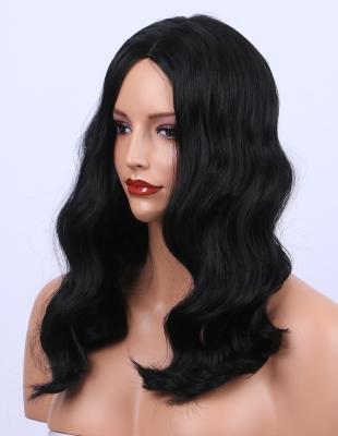 China Heat OK Fiber Synthetic No Lace Alilibsswig Bob Synthetic Wig Black Heat Realistic Looking Short Wavy Friendly Fiber Glueless No Laces Synthetic Hair Wigs for sale