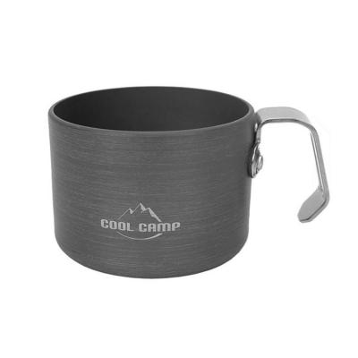 China Durable High Quality Outdoor Lightweight Coffee Mug Travel Tea Cup Camping Aluminum Mug for sale