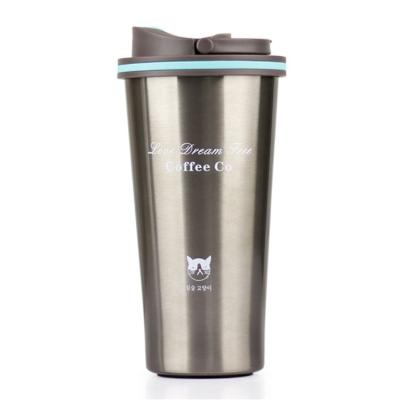 China PORTABLE Leakproof Insulated Thermos Cup 500ml Stainless Steel Car Coffee Cup Thermos Mug Good Quality for sale