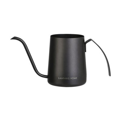 China Sustainable Hand Drip Gooseneck Stainless Steel 350mL Box Teapot Coffee Pouring Kettle for sale