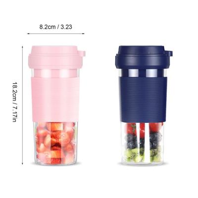 China Handy Cup Hot Detachable Electric Portable Smoothie Mixer Amazon Amazon Fruit Vegetable Juicer Juicer Blender 300mL for sale