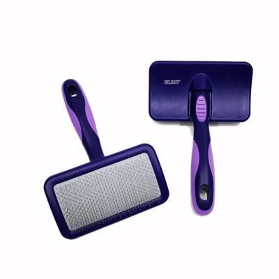 China Dogs Cats The New Dog Cat Comb Stainless Steel Cleaning And Grooming Knotted Pet Floating Comb for sale