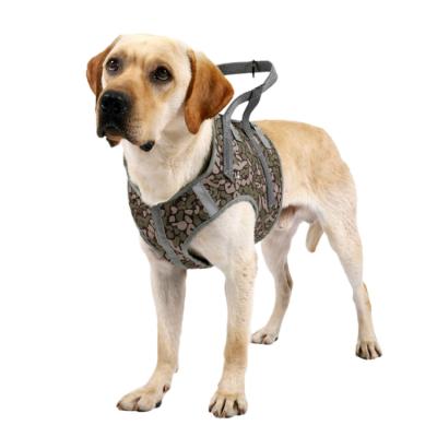 China Soft 2021 High Quality Reflective Adjustable Padded Padded Pet Vest Service Dog Harness for sale