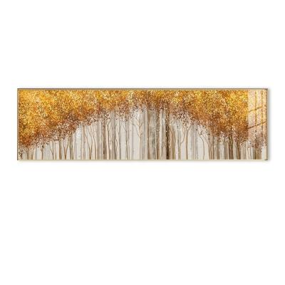 China Modern Hot Sele Posters Prints Silver Gold Trees Pictures Art Paintings for sale