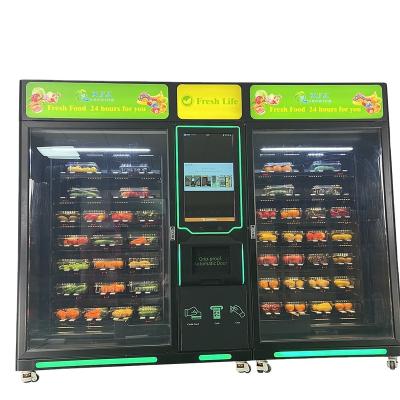 China Metro station Guangdong factory customize shaft elevator touch screen fresh food fruit fruit vending machine X/Y for sale for sale