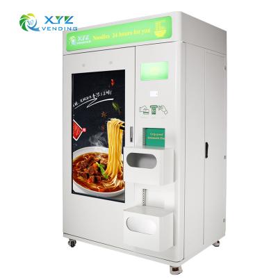 China XYZ custom subway station 55 inch touch screen hot water cup instant noodle vending machine automatic enthusiast for sale