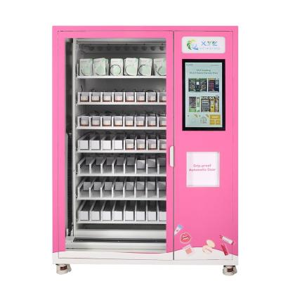 China XYZ Subway Station 21.5 Inch Led Hot Screen Custom Design Combo Hair Whips Vending Machine Beauty Vending Machines for sale