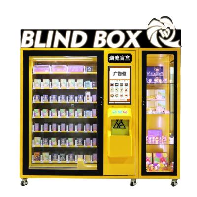 China XYZ Subway Station 21.5 Inch Touch Screen Elevator Popular x/y Small Gift Blind Lucky Mystery Box Vending Machine for sale