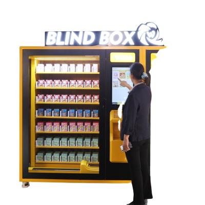 China Gift Luminous Adjustable Automatic Touch Screen Door Collection Slots Lucky Subway Station Letter Box Vending Machine for sale