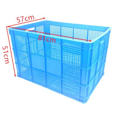 China Eco - Friendly Custom Storage Crate Universal Stackable Large Plastic Fruit Vegetable Crates for sale