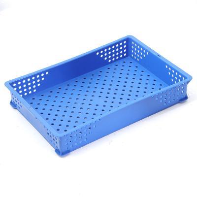 China Hot Sale Plastic Crates Sustainable Shipping Stackable Fruit Vegetable Crate Eco - Friendly Small Raw Material for sale