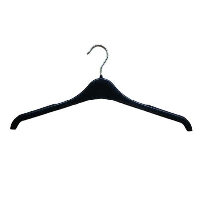 China Factory direct sales minimalist plastic hanger with black plastic hanger new plastic hook hangers for sale