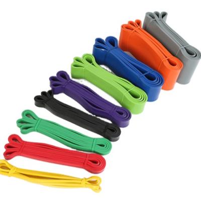 China Storage Factory Outlet Elastic Fitness Elastic Resistance Band Yoga Tension Band Yoga Tension Band Digital Fitness for sale