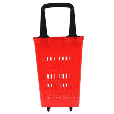 China Best wholesale cheap plastic shopping basket folding home fashion shopping basket for sale