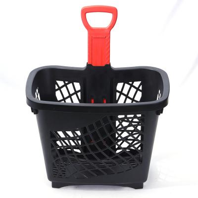 China Folding Shopping Rattan Basket Picnic Baby Stroller Pram With Removable Shopping Basket Mini Shopping Baskets for sale