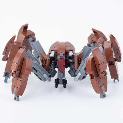 China Building Toy MOC Brown Star Crab Robot Battle Machine Utapa Battle Parts Mini Accessories Figures Building Blocks Toys Children Gifts for sale