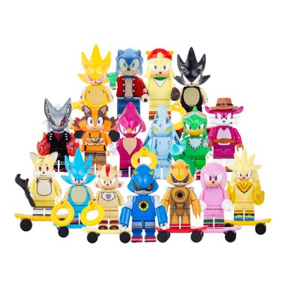 China Super Sonic Building Toy LG1001Hot Throw Shadow Sticks Weasel Bark Chaos Espio Infitto Mini Building Blocks Figures Toy Legoed Child Gift for sale