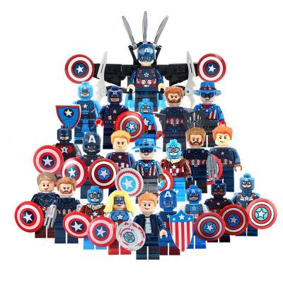 China Building Toy WM757 Mini Movies Action Numbers Steve Rogers Classic Captain Superhero Mini Protects Red Skull Building Blocks Toys Kid for sale